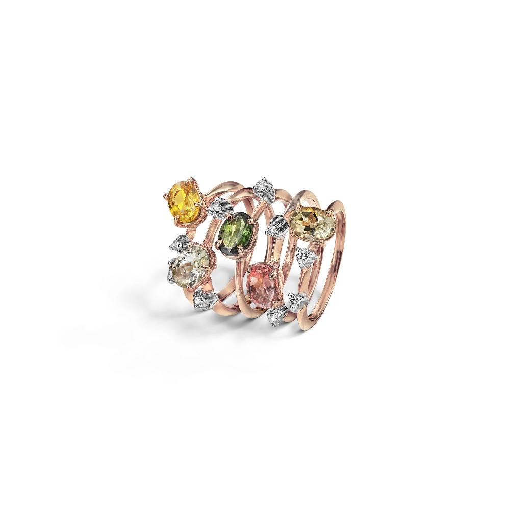 Paola Grande Gioielli BALANCE Anello 'Balance' Con Tormaline