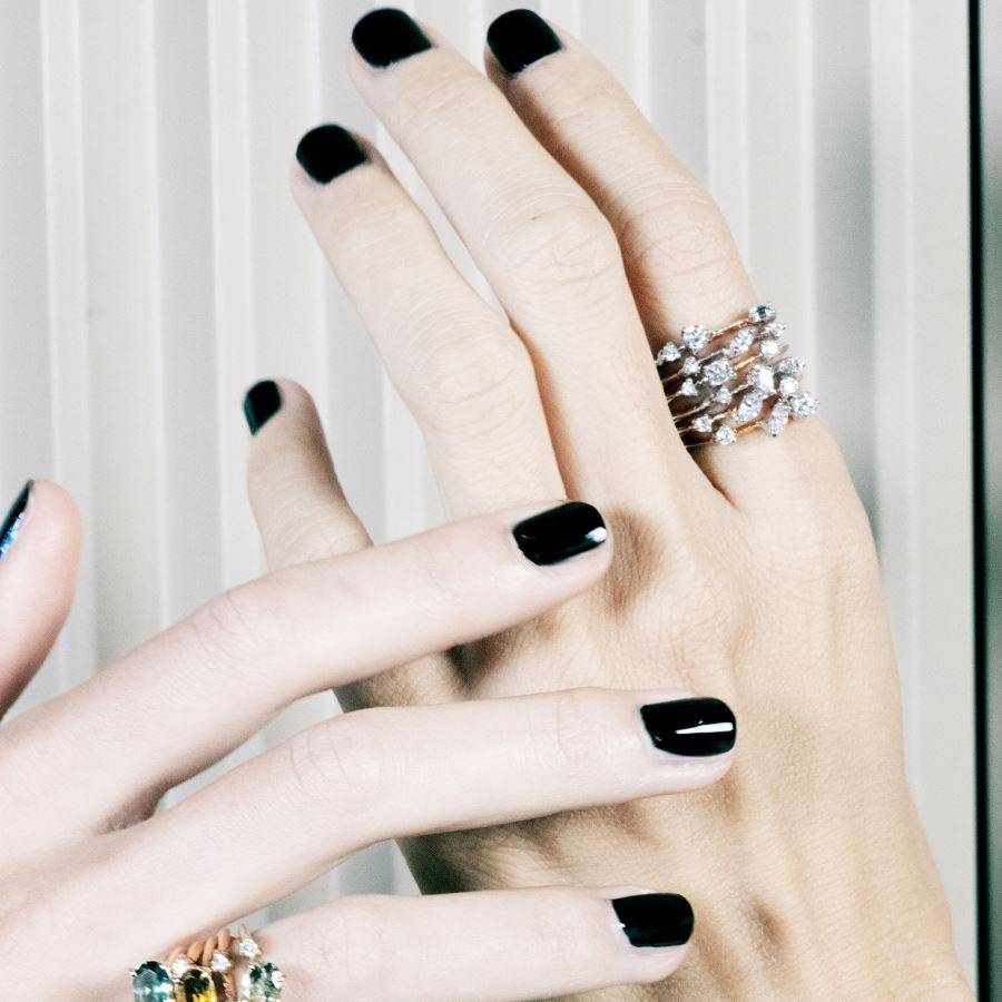 Paola Grande Gioielli BALANCE Anello 'Balance' Oro Rosa Con Marquise