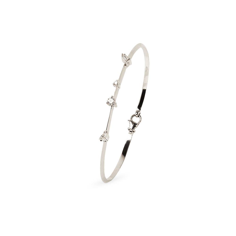 Paola Grande Gioielli BALANCE Bracciale 'Balance' oro bianco