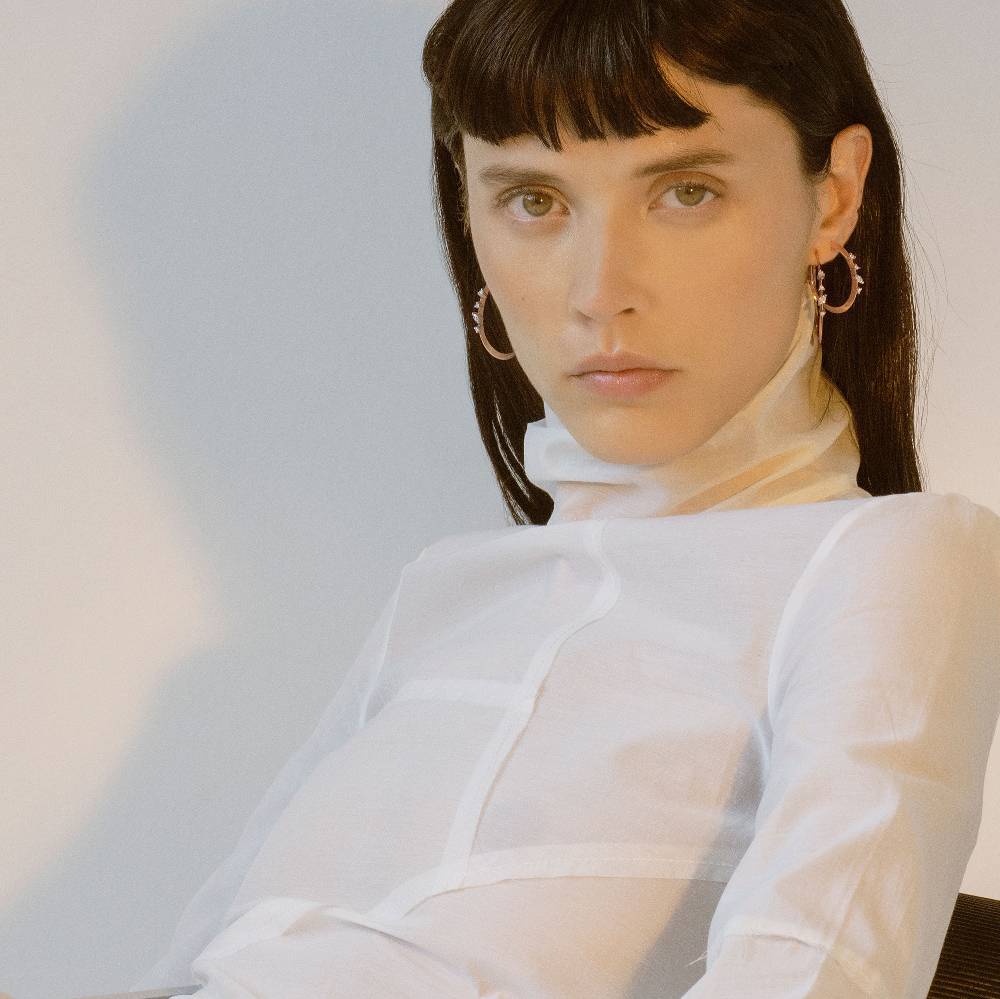 Paola Grande Gioielli BALANCE Cerchi Grandi 'Balance' Oro Rosa