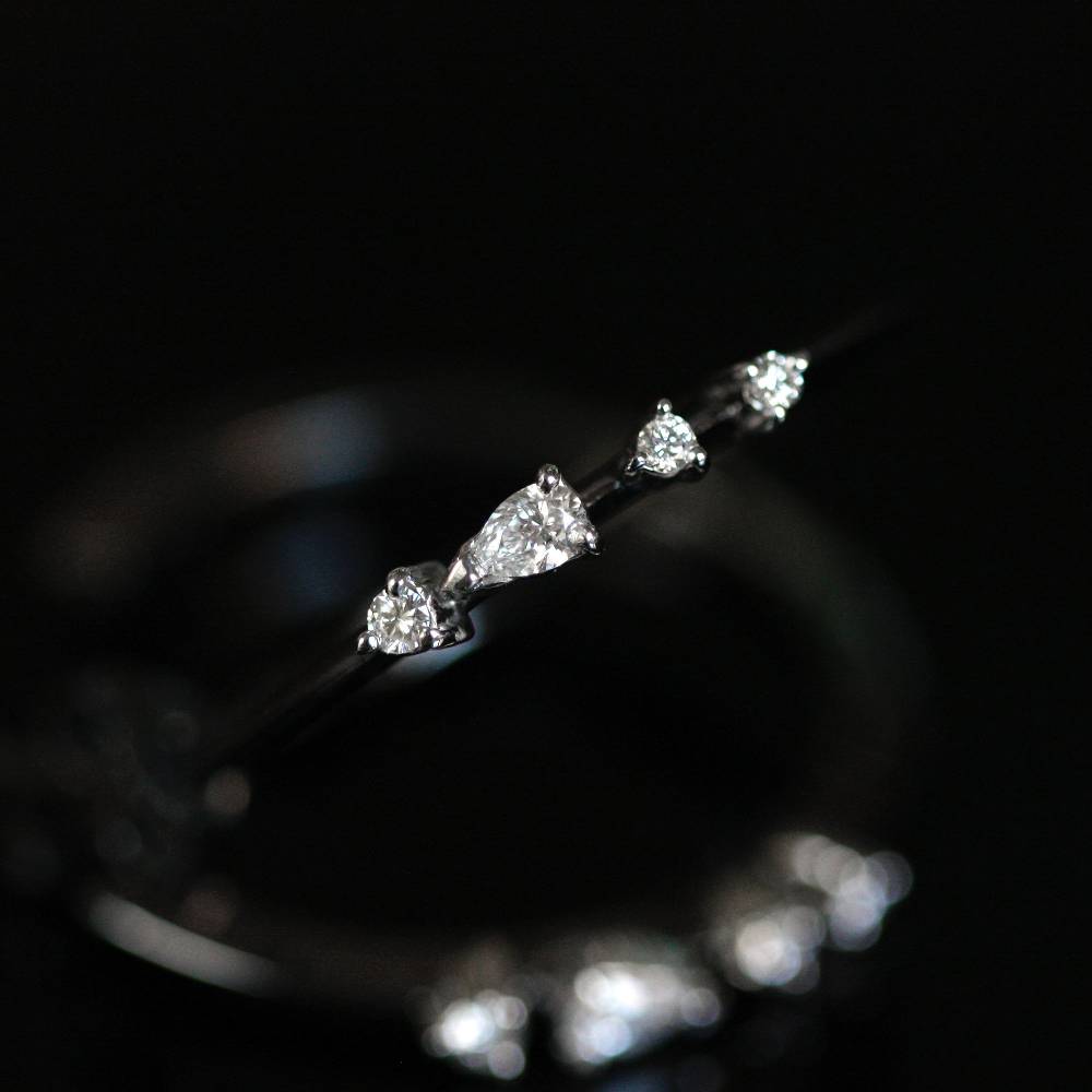 Paola Grande Gioielli BALANCE Cerchi Medi 'balance' In Oro Nero E Diamanti