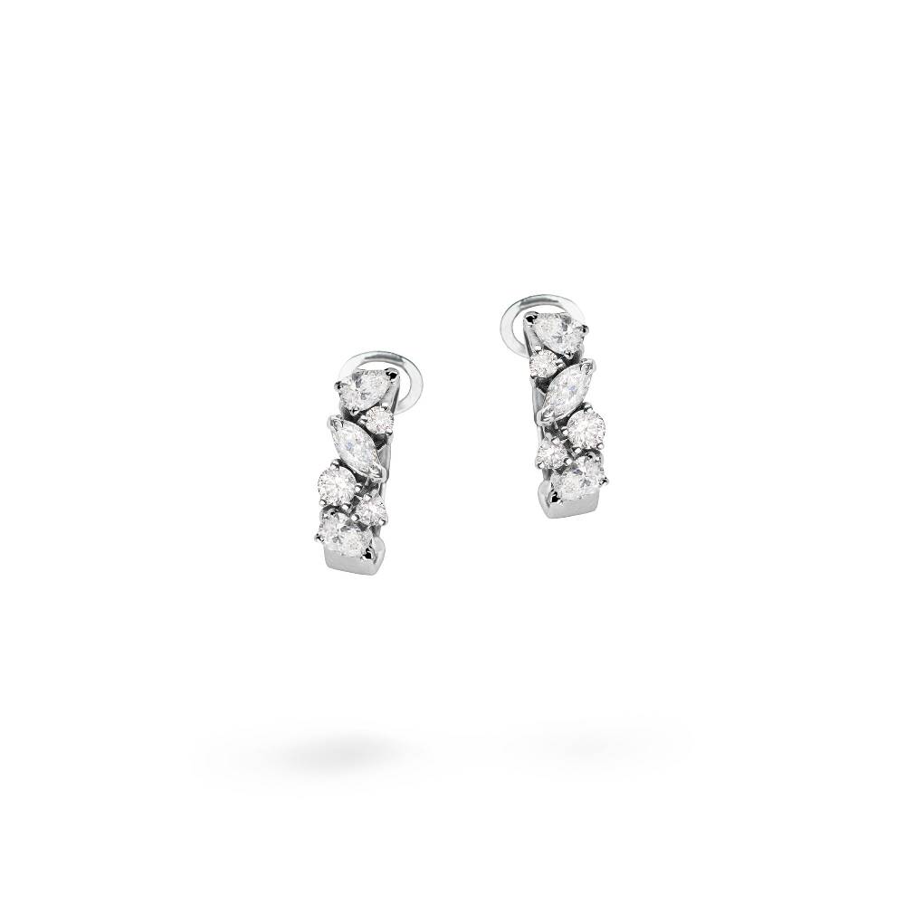 Paola Grande Gioielli BALANCE Cerchietti 'Balance' con diamanti multi-fantasia