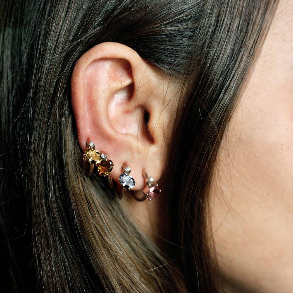 Paola Grande Gioielli BALANCE Cerchietto 'Balance' Con Tormalina Acquamarina