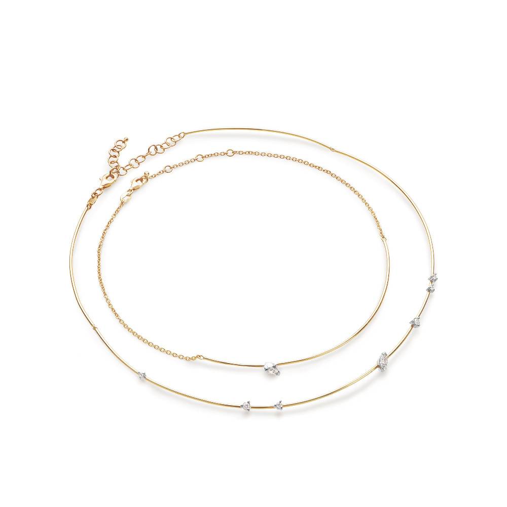 Paola Grande Gioielli BALANCE Choker 'Balance' In Oro Giallo