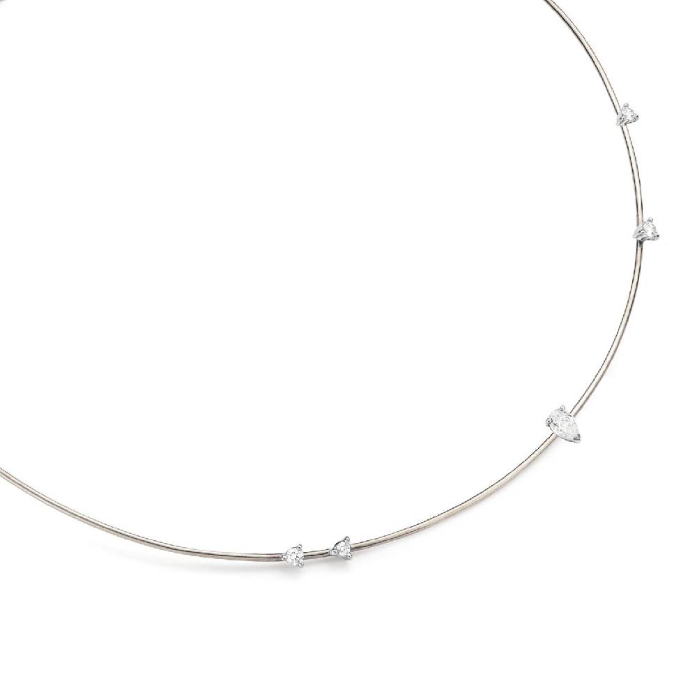 Paola Grande Gioielli BALANCE Girocollo 'balance' In Oro Bianco