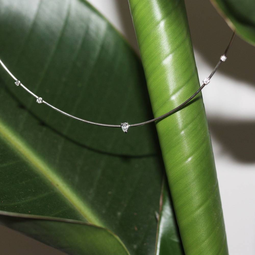 Paola Grande Gioielli BALANCE Girocollo 'balance' In Oro Bianco