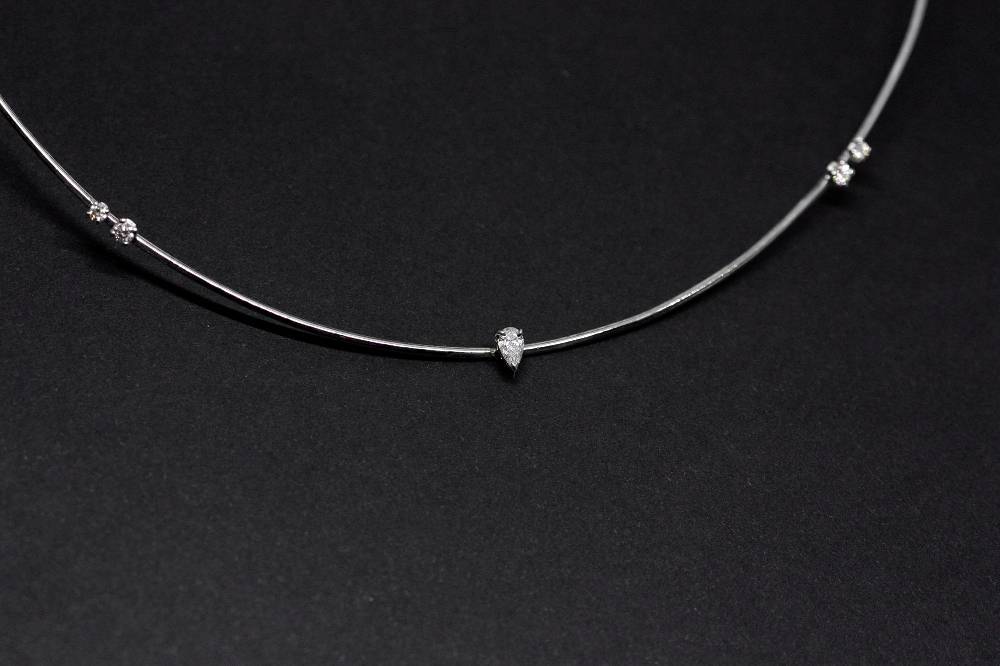 Paola Grande Gioielli BALANCE Girocollo 'balance' In Oro Bianco