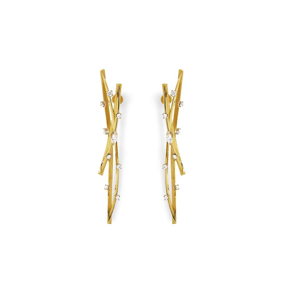 Paola Grande Gioielli BALANCE Orecchini Doppia Orbita