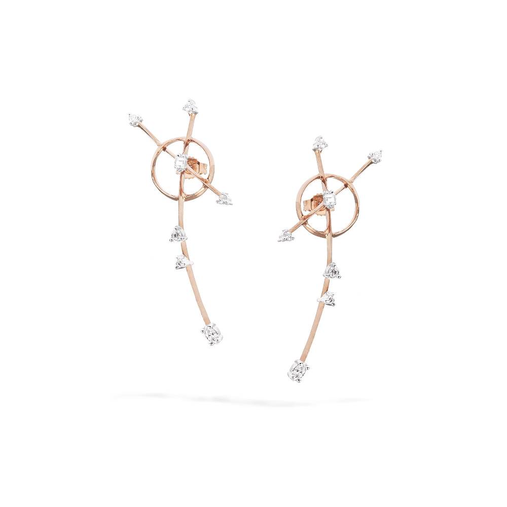 Paola Grande Gioielli BALANCE Orecchini 'Freccia' in oro rosa