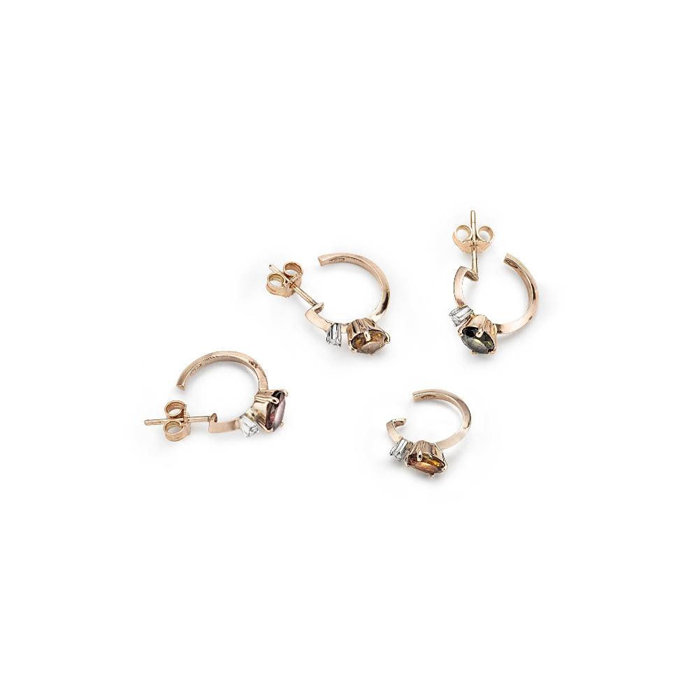 Paola Grande Gioielli BALANCE Set Di Cerchietti 'Balance' Con Tormaline