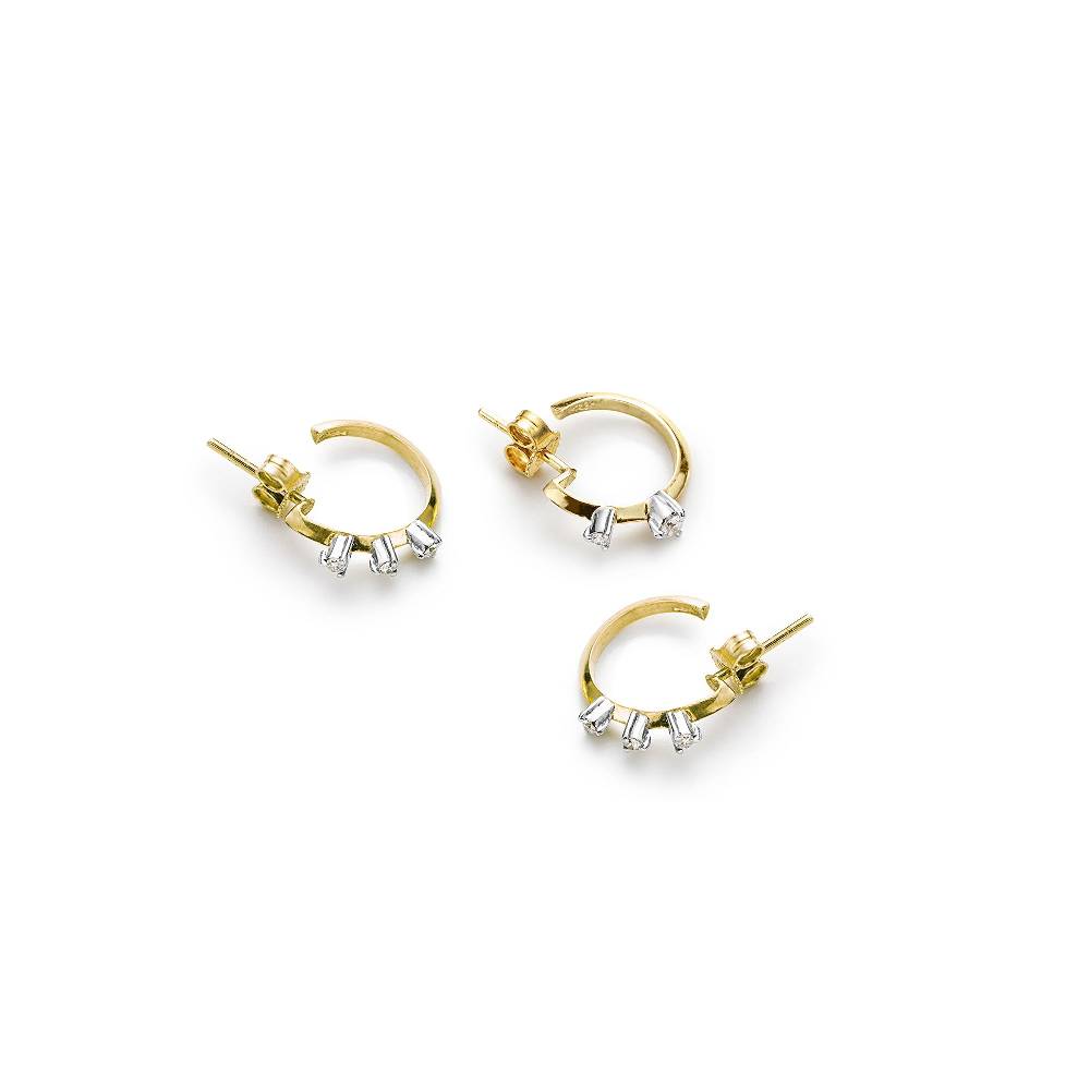 Paola Grande Gioielli BALANCE Set Di Tre Cerchietti 'Balance' Oro Giallo