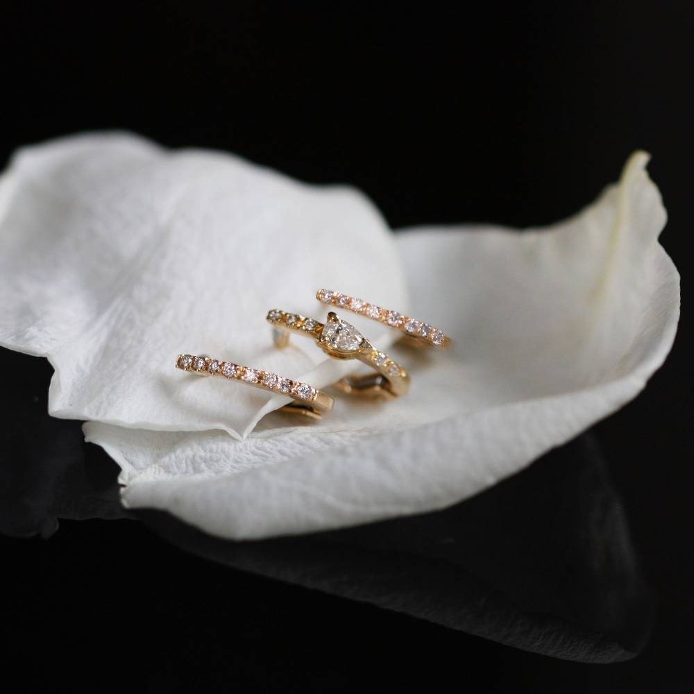 Paola Grande Gioielli BALANCE Set Di Tre Cerchietti In Oro Giallo