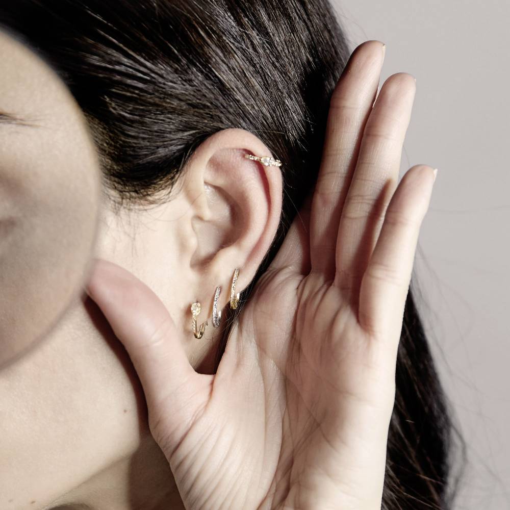 Paola Grande Gioielli BALANCE Set Di Tre Cerchietti Ovali