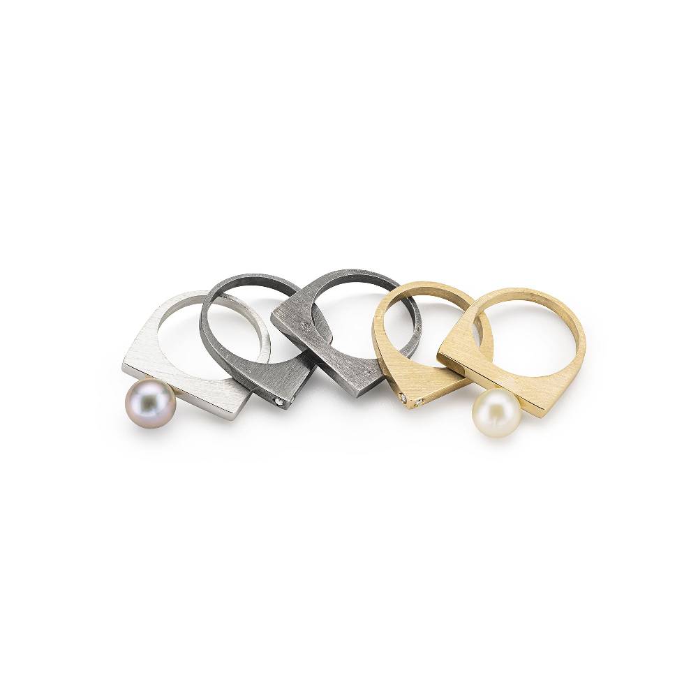 Paola Grande Gioielli CONGIUNZIONI Anelli Componibili 'Congiunzioni' Con Perle