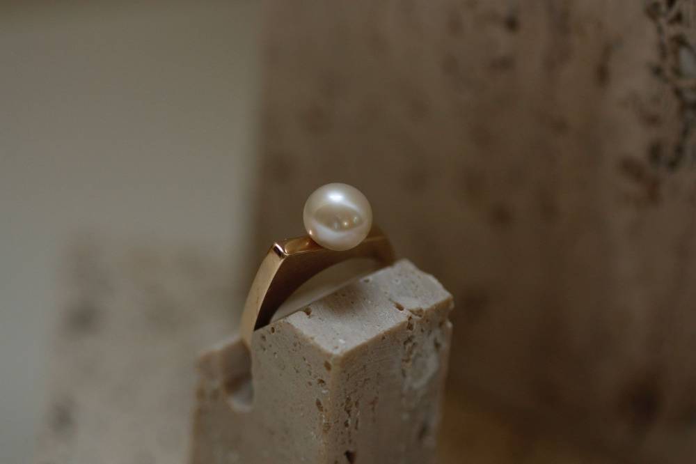 Paola Grande Gioielli CONGIUNZIONI Anello Componibile 'Congiunzioni' Con Perla Bianca