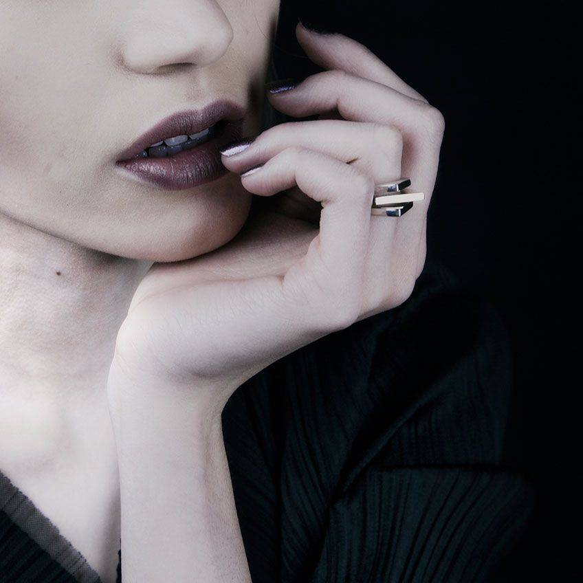 Paola Grande Gioielli CONGIUNZIONI Anello 'Congiunzioni' 3 Elementi