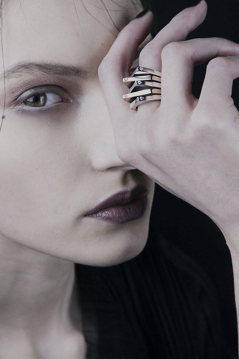 Paola Grande Gioielli CONGIUNZIONI Anello 'Congiunzioni' 5 Elementi