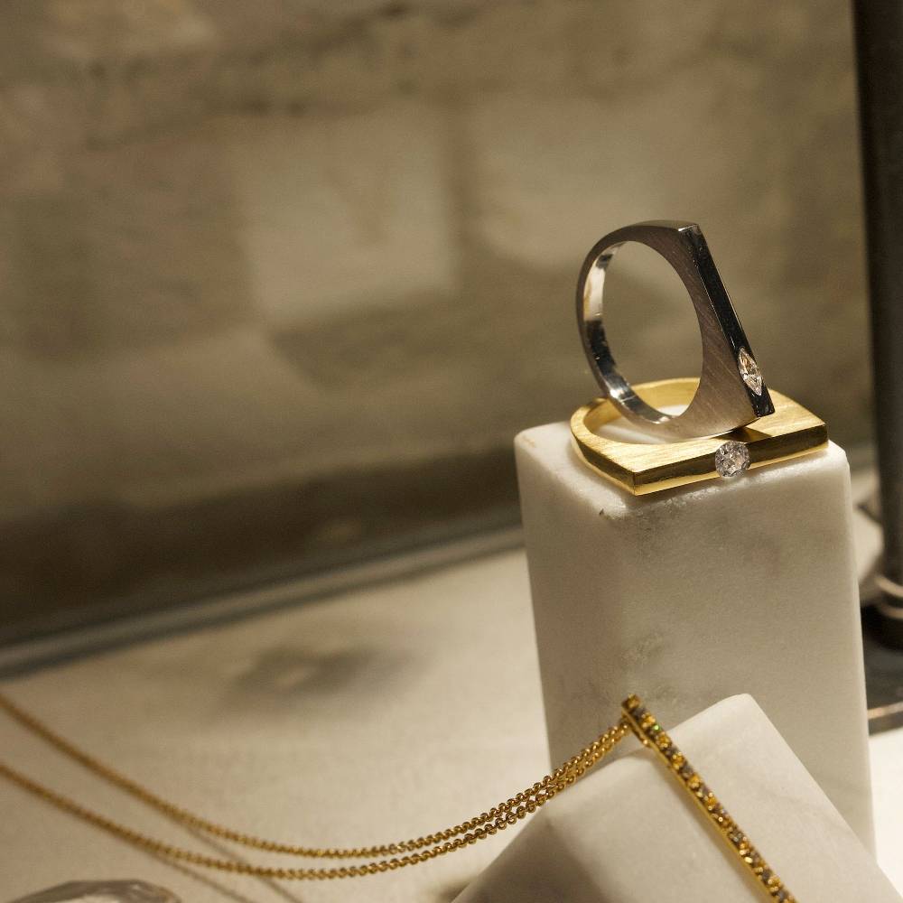 Paola Grande Gioielli CONGIUNZIONI Anello 'Congiunzioni' Con Marquise