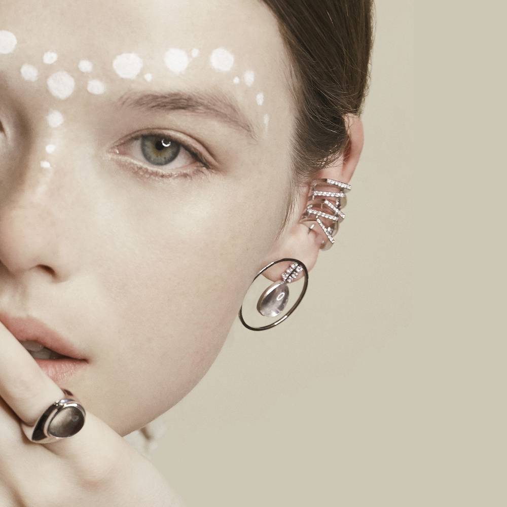 Paola Grande Gioielli CONGIUNZIONI Mono Orecchino 'Congiunzioni' 5 Elementi