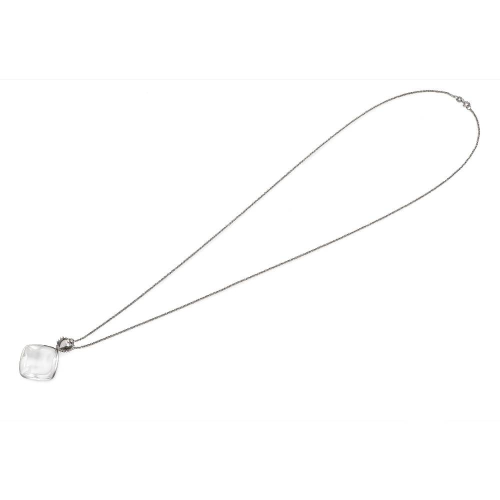 Paola Grande Gioielli CUORE SACRO Ciondolo Con Cristallo E Sacro Cuore