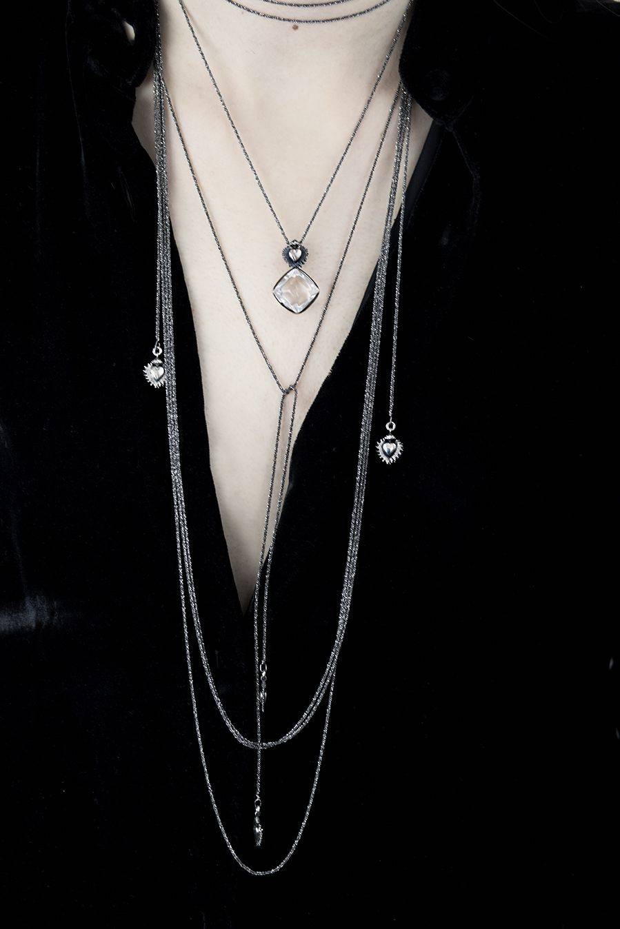 Paola Grande Gioielli CUORE SACRO Sciarpetta 'Cuore Sacro'