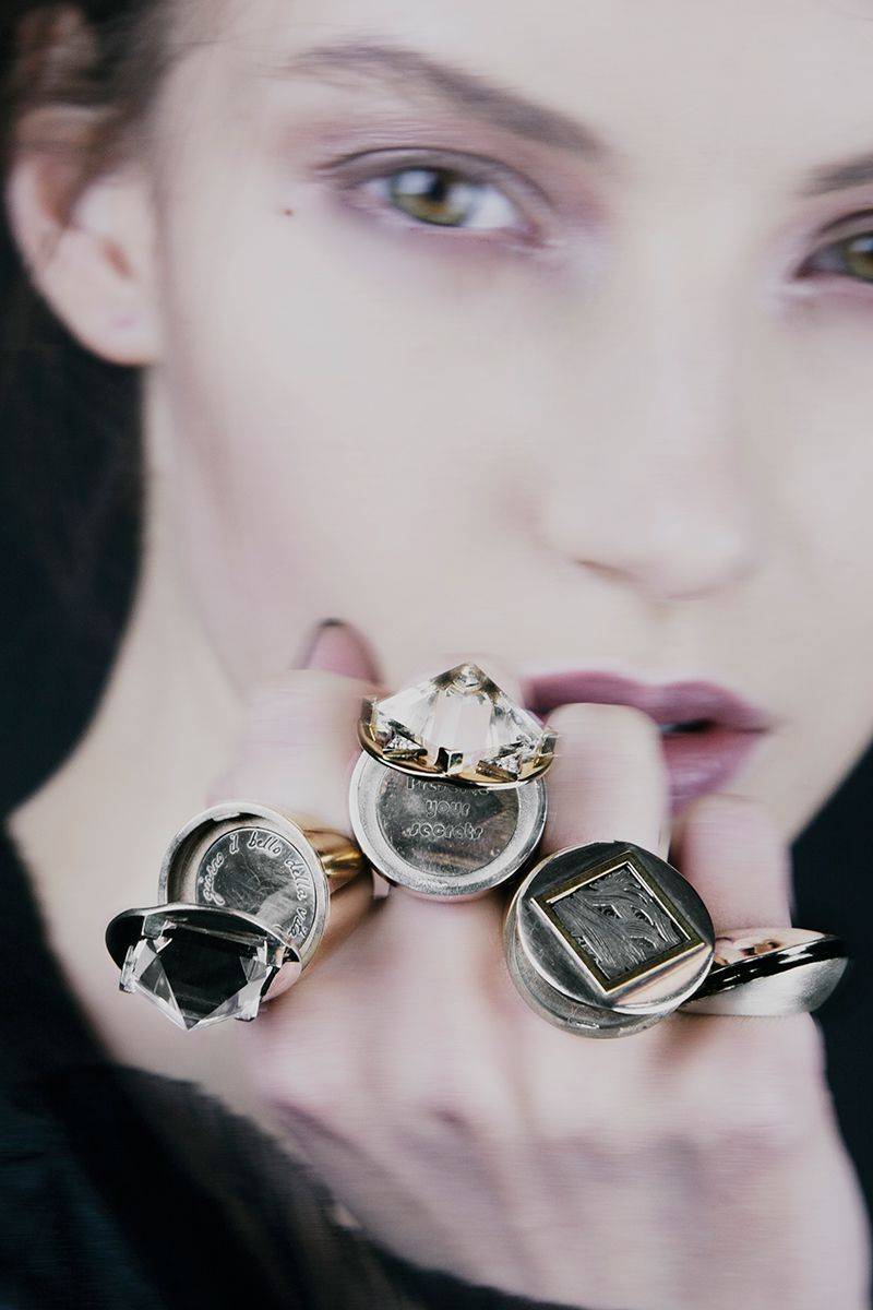 Paola Grande Gioielli ENTROPIA Anello 'Entropia' Apribile Bronzo