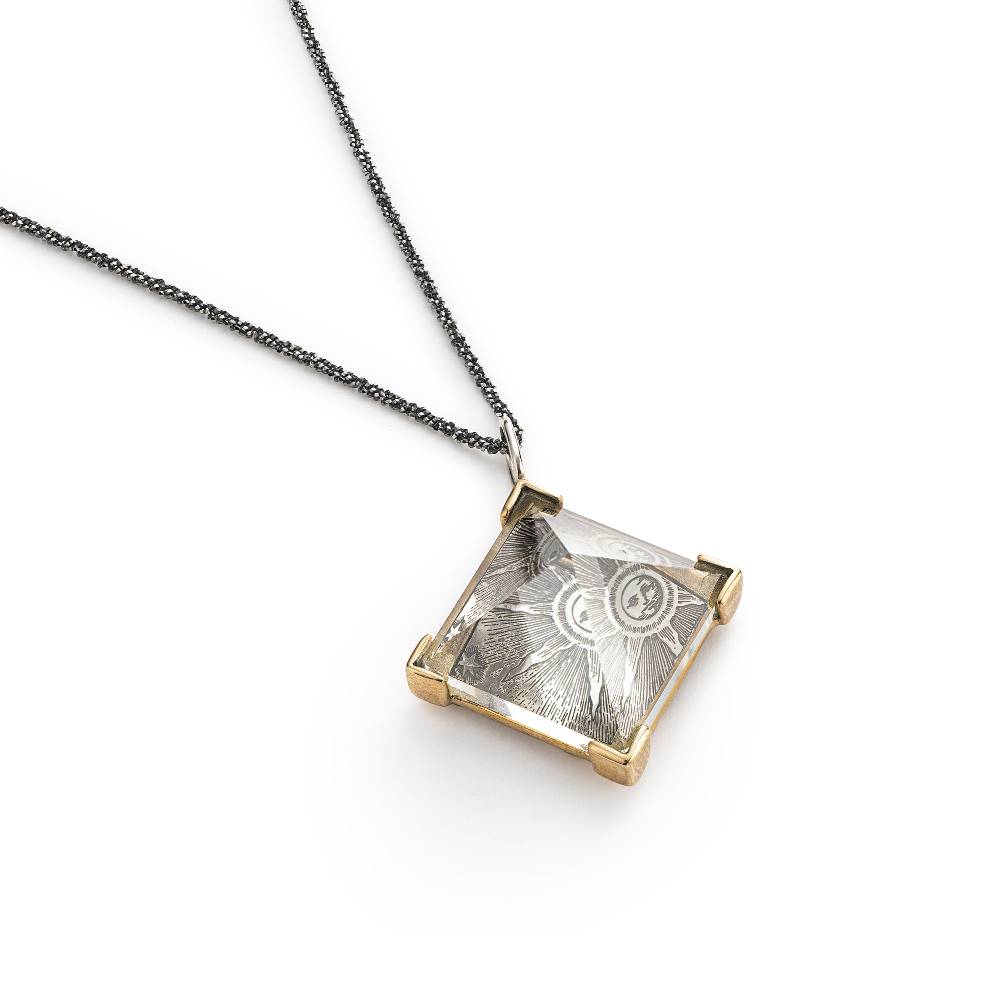 Paola Grande Gioielli ENTROPIA Ciondolo 'Entropia' Medio Con Sole