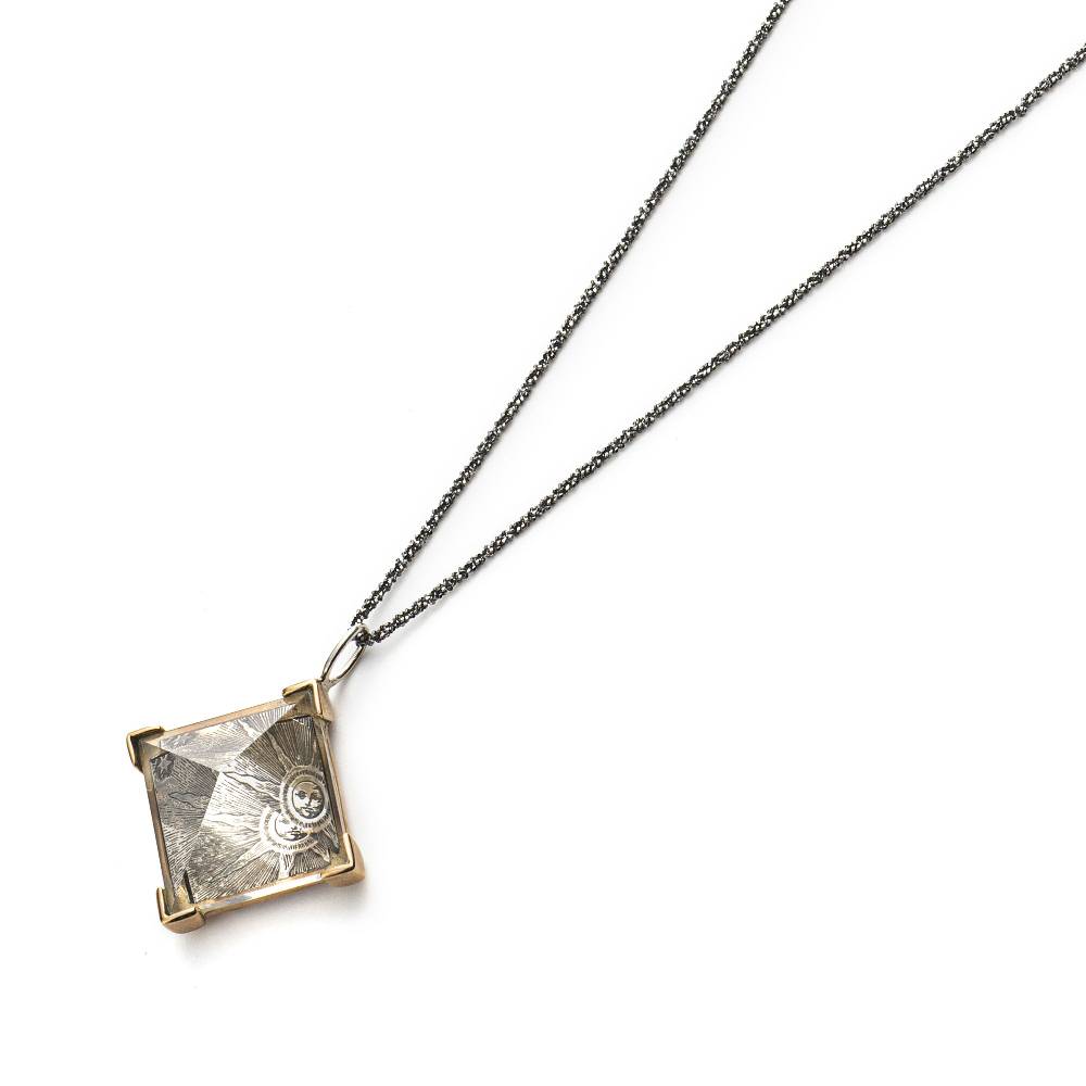 Paola Grande Gioielli ENTROPIA Ciondolo 'Entropia' medio con sole Paola Grande Gioielli ENTROPIA Ciondolo 'Entropia' medio con sole