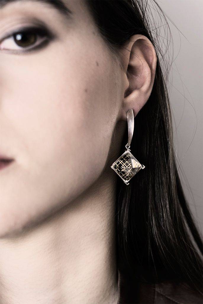 Paola Grande Gioielli ENTROPIA Orecchini 'Enrtropia' Pendenti