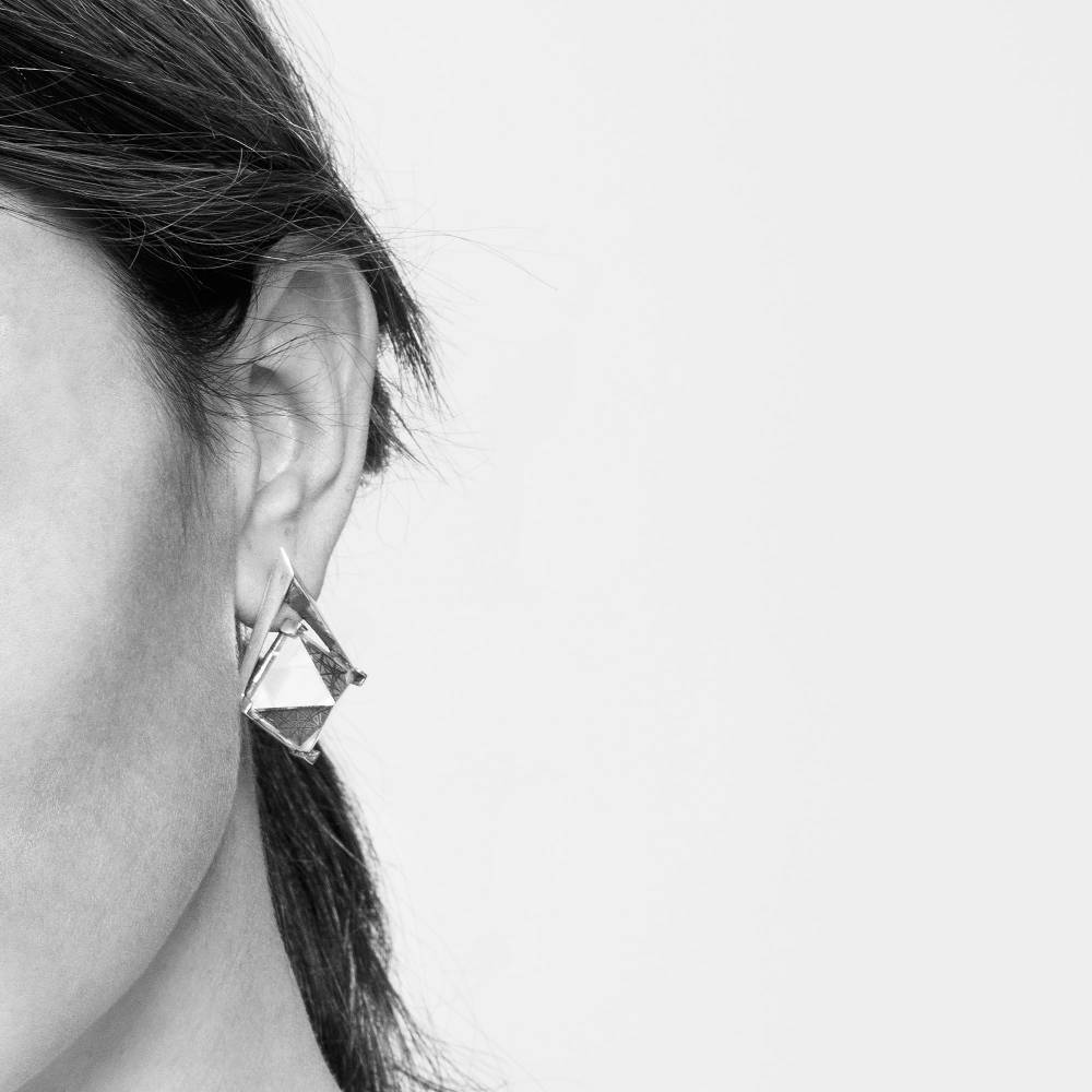 Paola Grande Gioielli ENTROPIA Orecchini 'Entropia' Argento