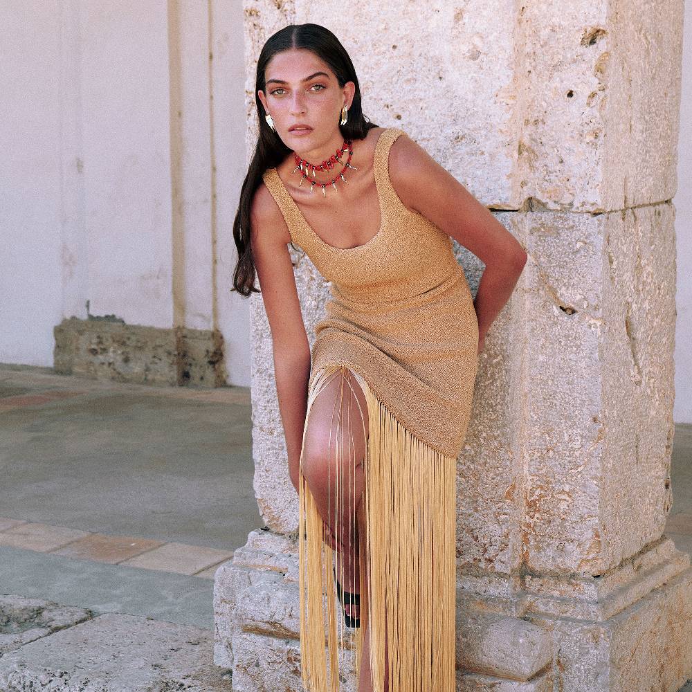 Paola Grande Gioielli FLAME Collana Girocollo In Corallo Ed Ematite