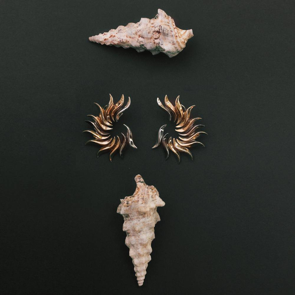 Paola Grande Gioielli FLAME Orecchino 'Fenice' Base Argento