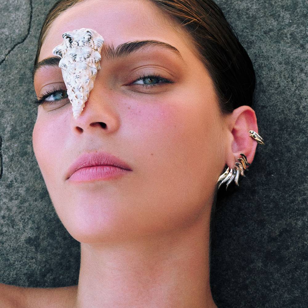 Paola Grande Gioielli FLAME Orecchino Semicerchio 'Flame'