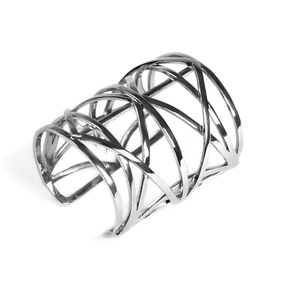 Paola Grande Gioielli GRIGLIE Bracciale 'Griglie' Argento