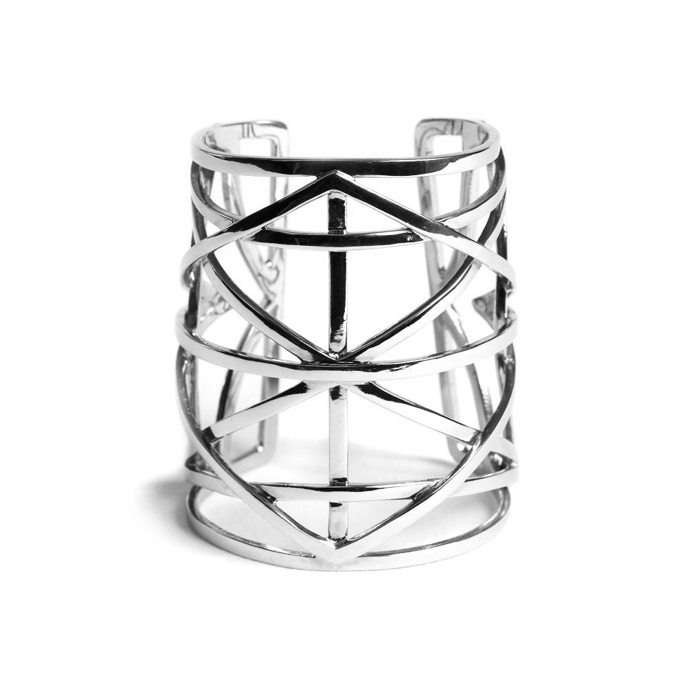 Paola Grande Gioielli GRIGLIE Bracciale 'Griglie' argento