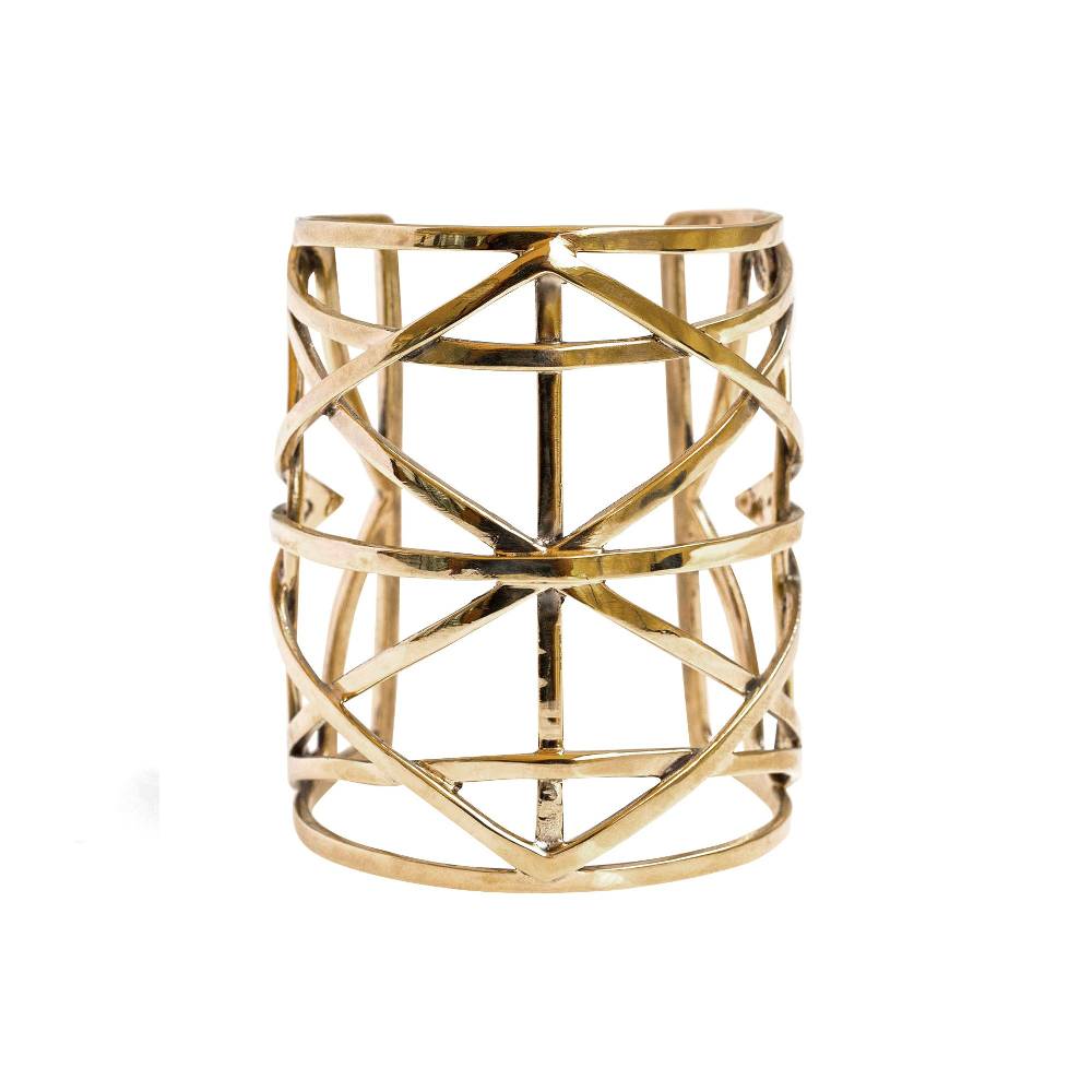 Paola Grande Gioielli GRIGLIE Bracciale 'Griglie' bronzo