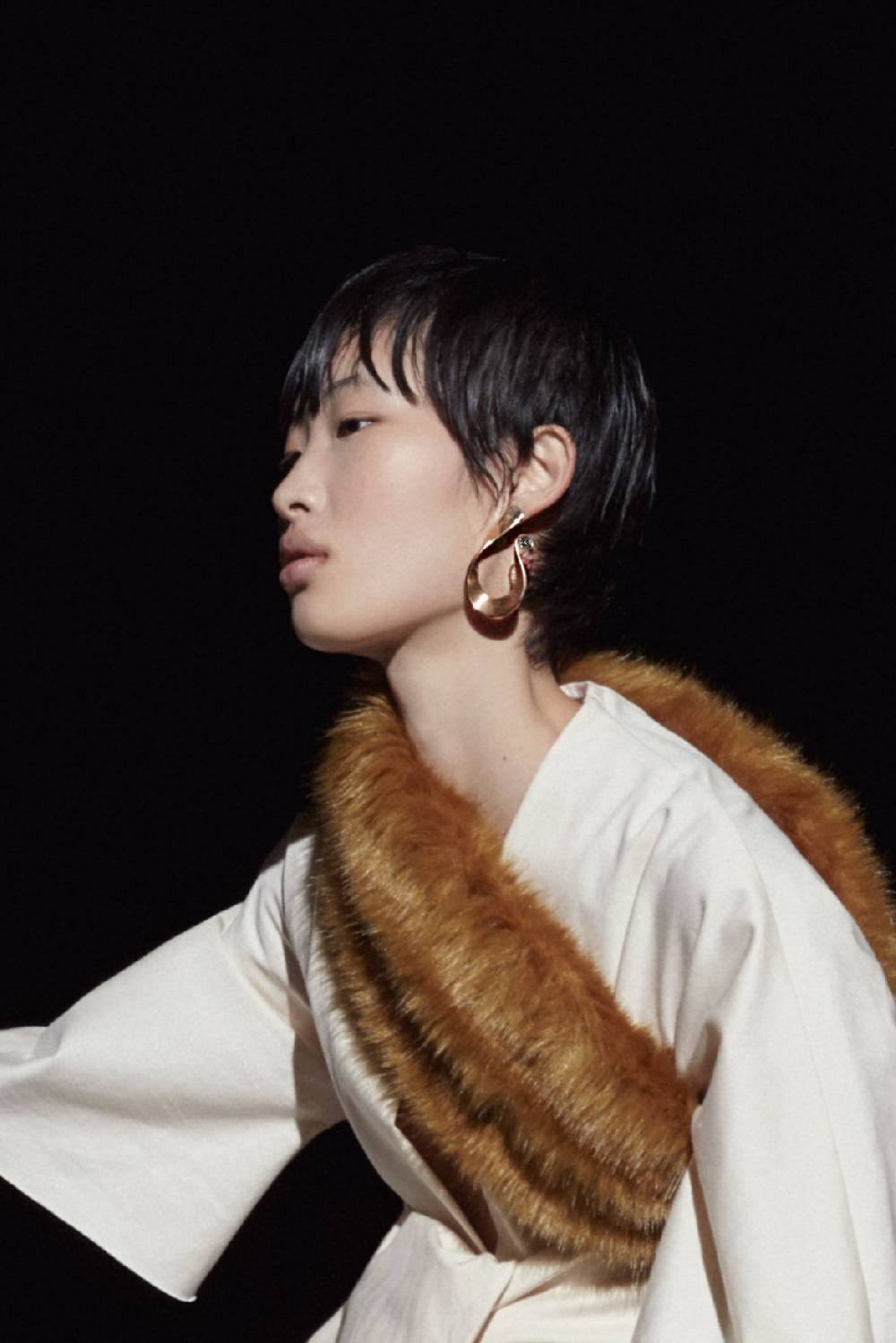 Paola Grande Gioielli NASTRI Orecchini 'Nastri' Grandi Con Drusa