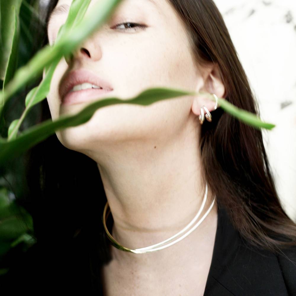 Paola Grande Gioielli NEON Collana Choker Multifilo 2 Elementi 'Neon'