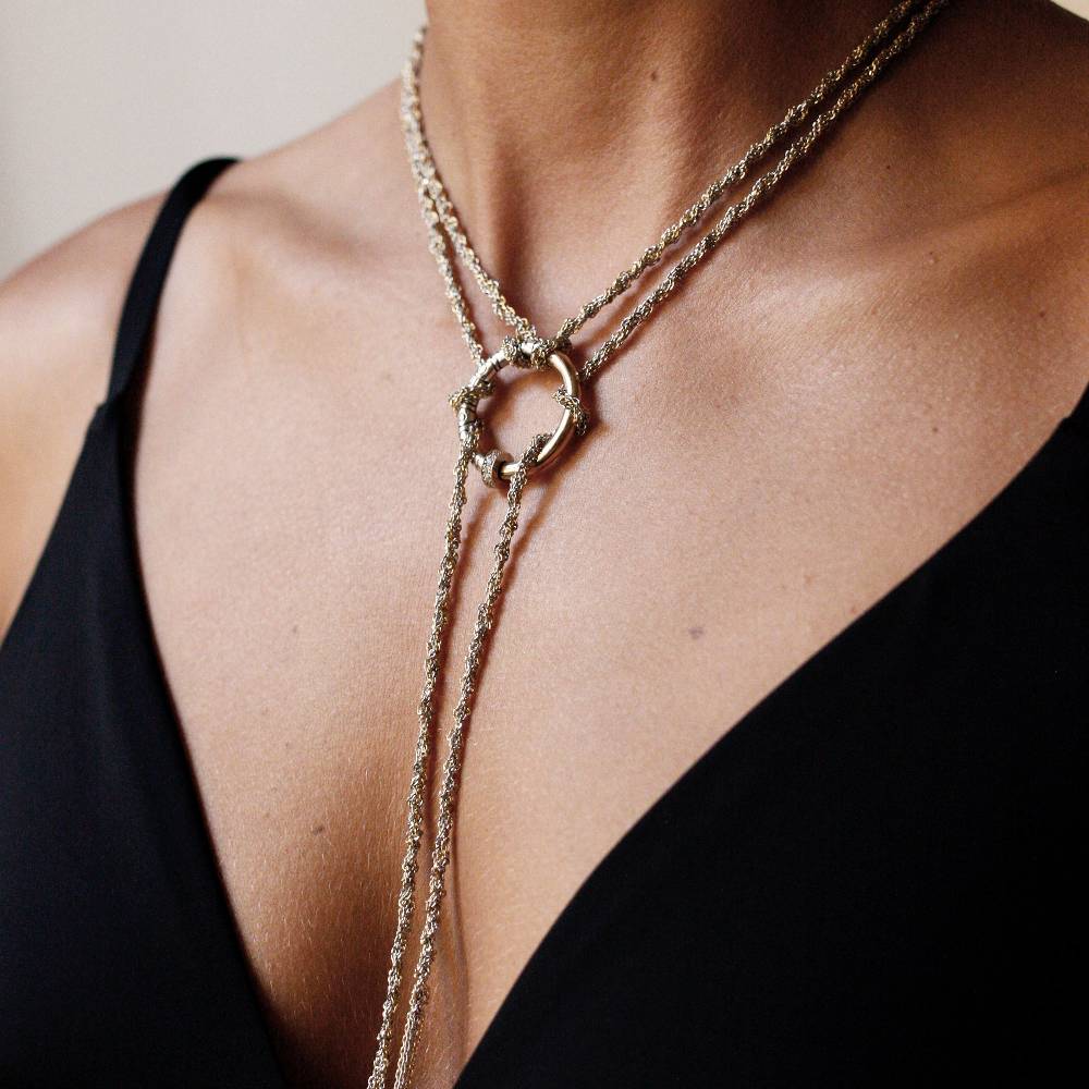 Paola Grande Gioielli NEON Collana|Choker 'Neon' Bicolore