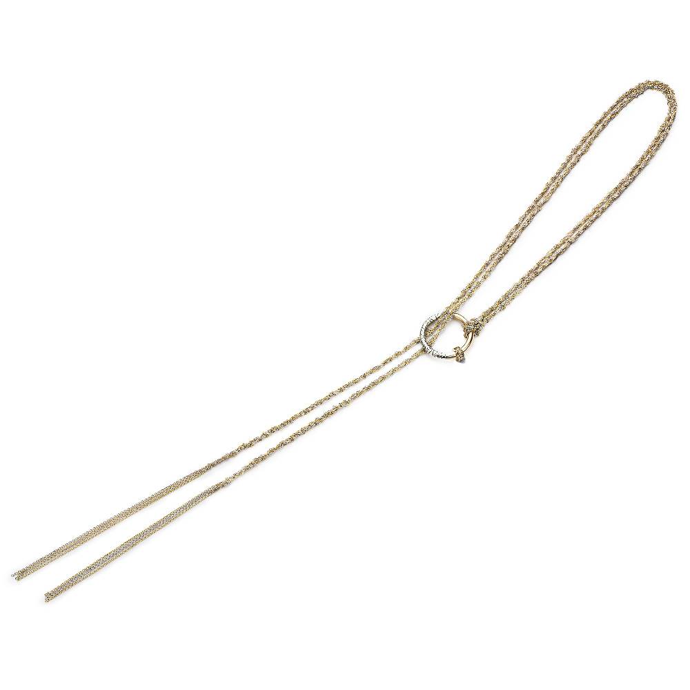 Paola Grande Gioielli NEON Collana|Choker 'Neon' bicolore con pavé