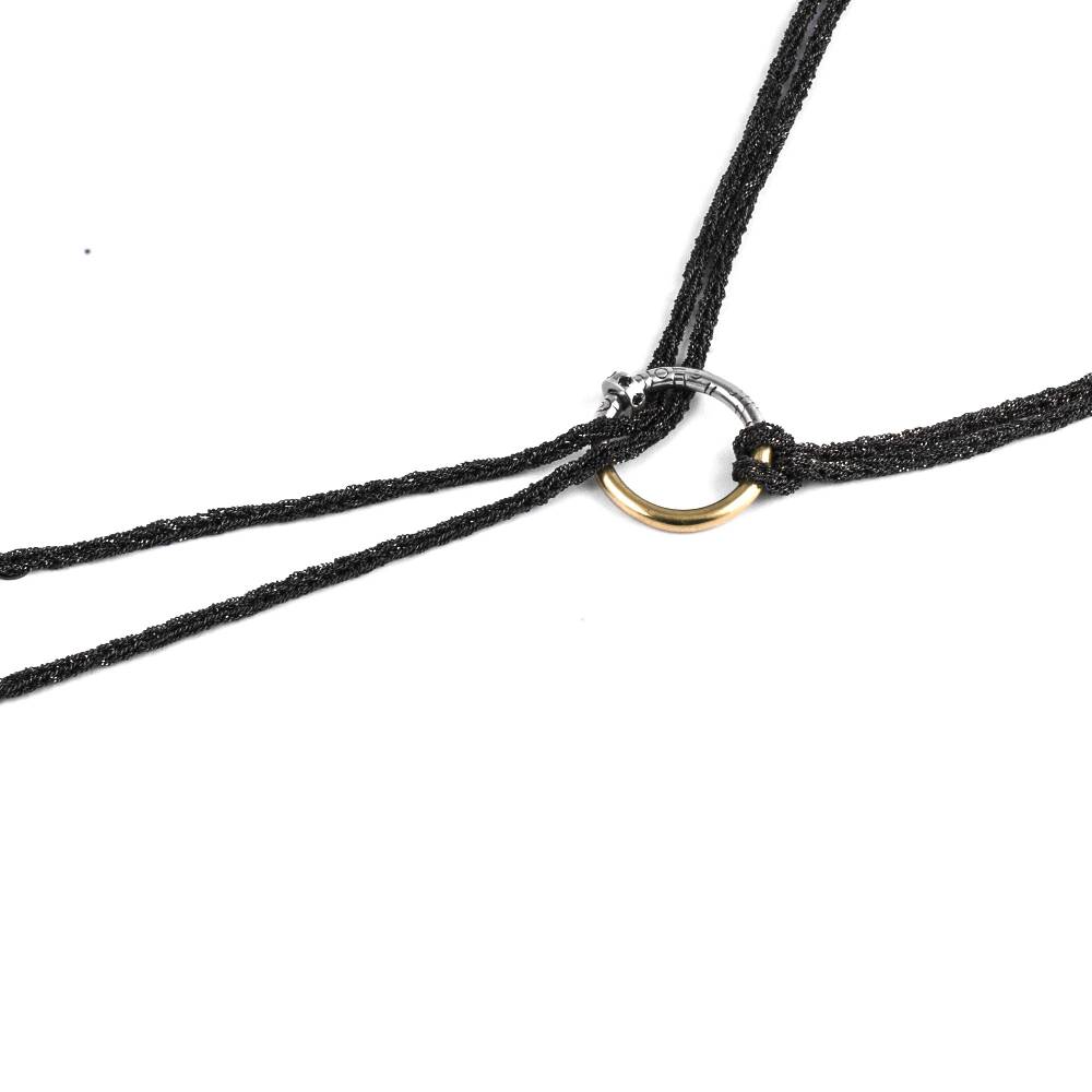 Paola Grande Gioielli NEON Collana/choker 'Neon' Con Anello E Pietre