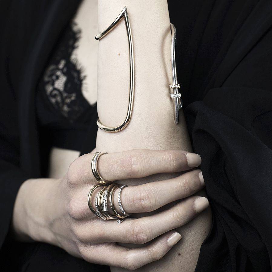 Paola Grande Gioielli NEON Set Di 3 Anelli 'Neon' Mix