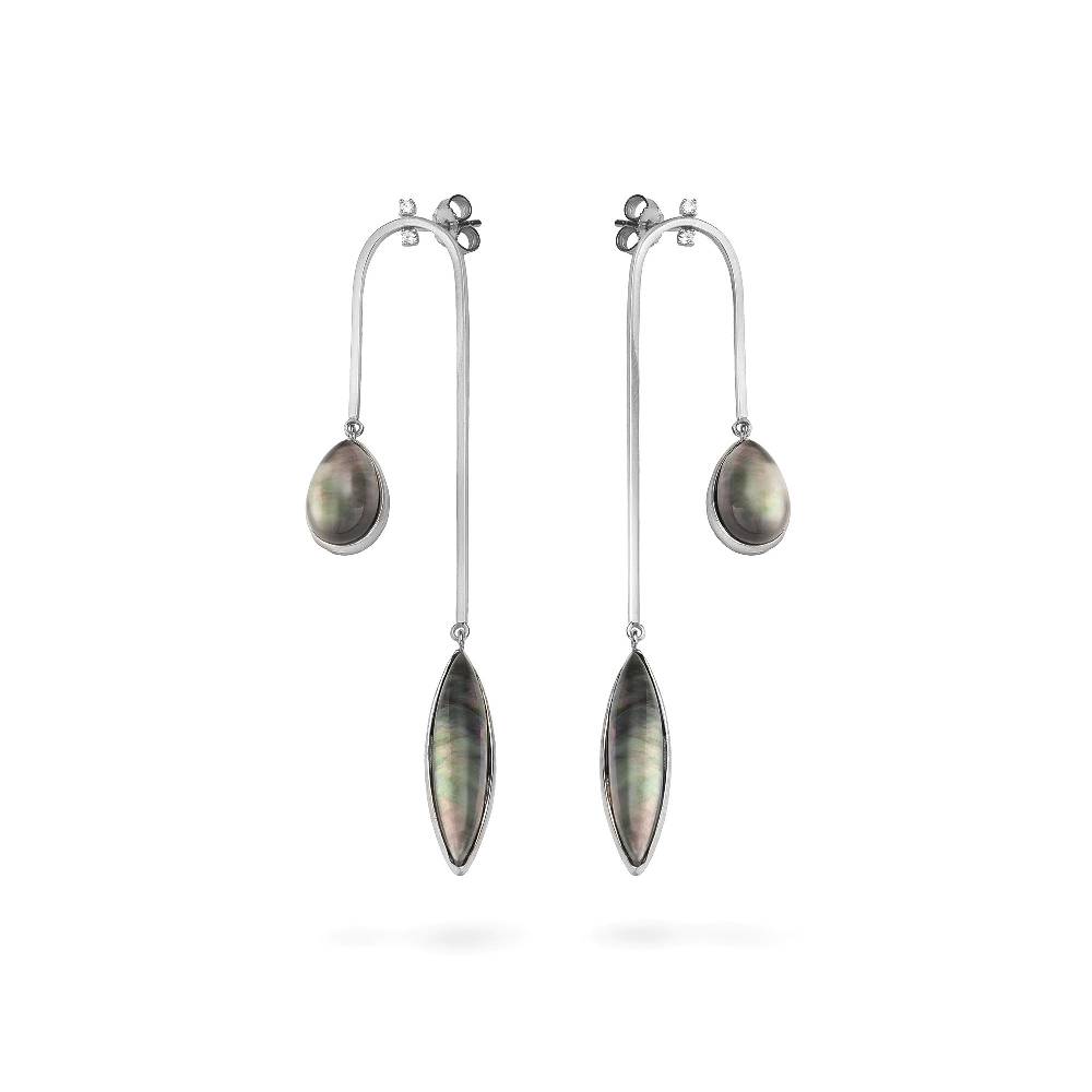 Paola Grande Gioielli AURUM Amo curvo oro bianco