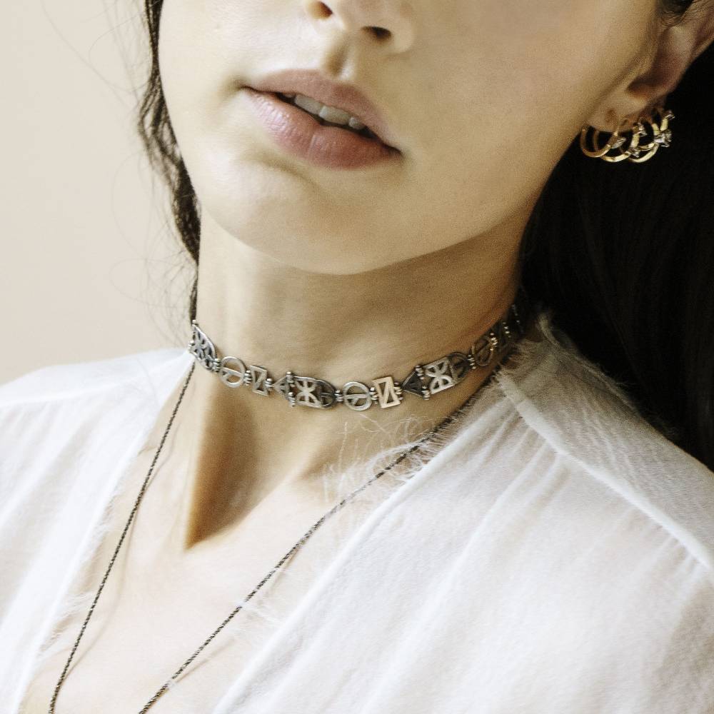 Paola Grande Gioielli NEON Choker Origami