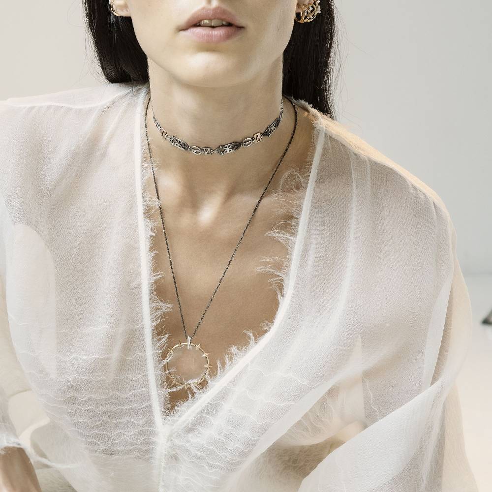 Paola Grande Gioielli NEON Choker Origami