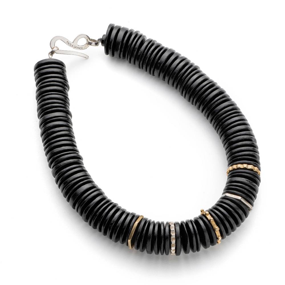 Paola Grande Gioielli NEON Collana ebano