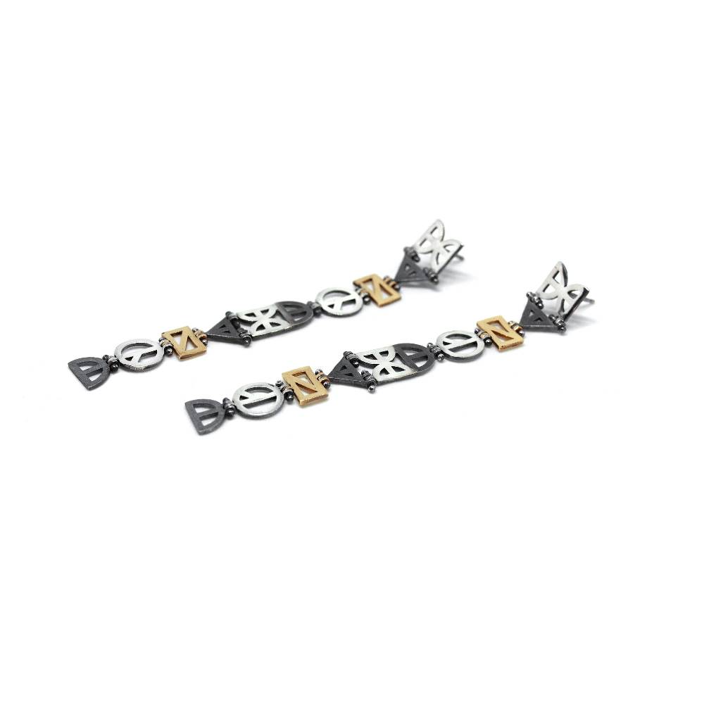 Paola Grande Gioielli NEON Origami Lunghi