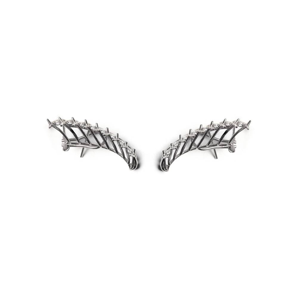 Paola Grande Gioielli SPINAE 'Cornucopia' Oro Bianco'