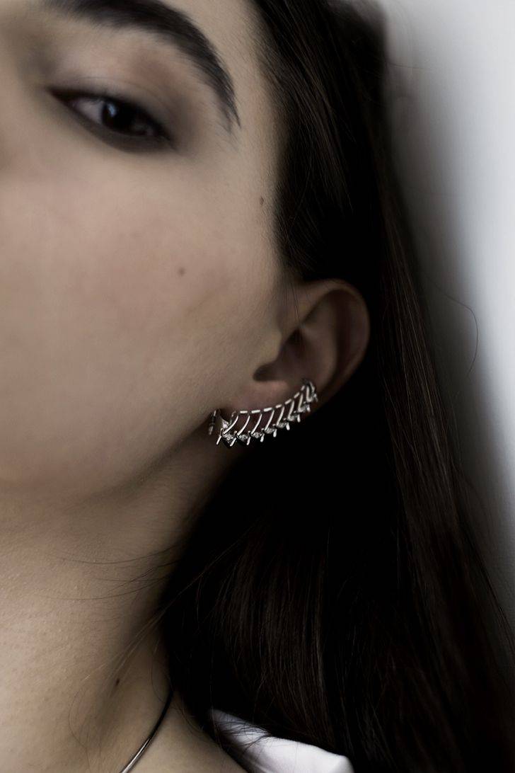 Paola Grande Gioielli SPINAE 'Cornucopia' Oro Bianco'