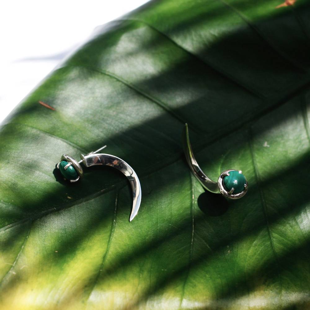 Paola Grande Gioielli UNCINI Uncini Con Malachite